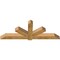 Ekena Millwork Kennewick Rough Sawn Timber Gable Bracket, Western Red Cedar, 84"W x 31"H x 6"D x 6"F, 9/12 Pitch GBW084X31X0606KEN00RWR - alternate 2